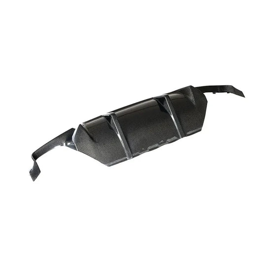F10 5-Series V Style Carbon Fiber Rear Diffuser - F10 5-Series 528i 530i 535i 550i M Sport