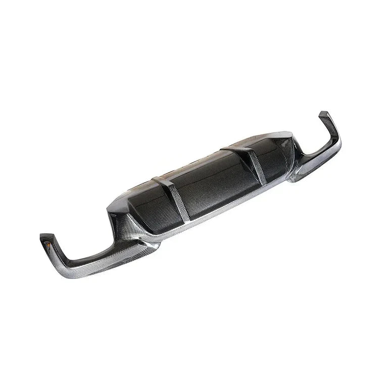 F10 5-Series V Style Carbon Fiber Rear Diffuser - F10 5-Series 528i 530i 535i 550i M Sport