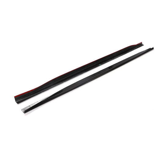 G22 Dry Carbon Fiber 3D Style Side Skirts - G22 G23 4-Serie M Sport