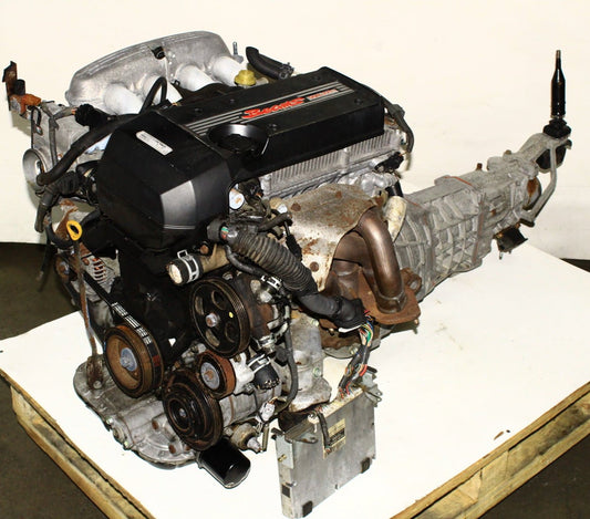 1998-2005 Toyota Altezza IS300 Beams Engine W 6 Speed Manual Transmission ECU Harness 3SGE SXE10