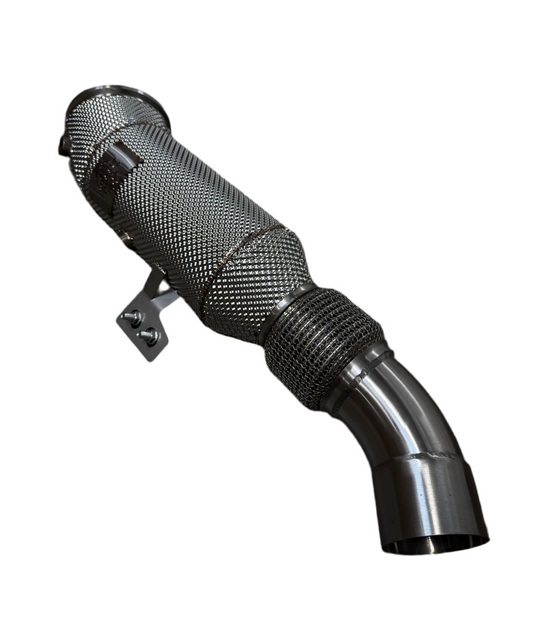 MBS B58 Catted Heat Shielded Downpipe - 240i 340i 440i 540i 640i 740i Gen 1 & 2 B58