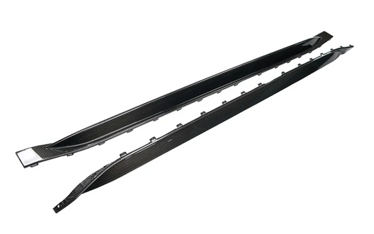 G80 M3 Dry Carbon Fiber OEM Style Side Skirts - G80 M3