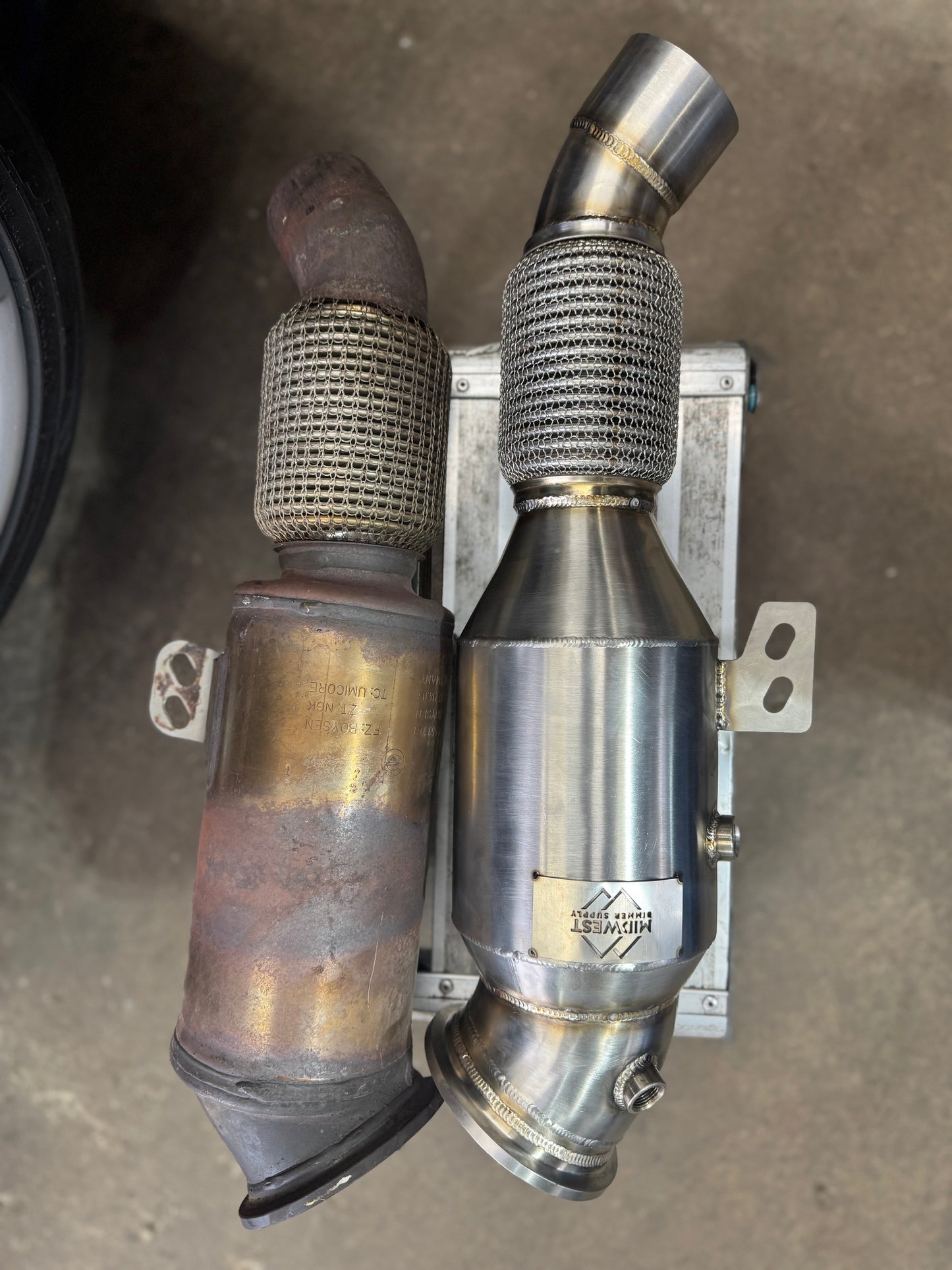 MBS 6” Fatboy B58 Catted Heat Shielded Downpipe - 240i 340i 440i 540i 640i 740i Gen 1 & 2 B58