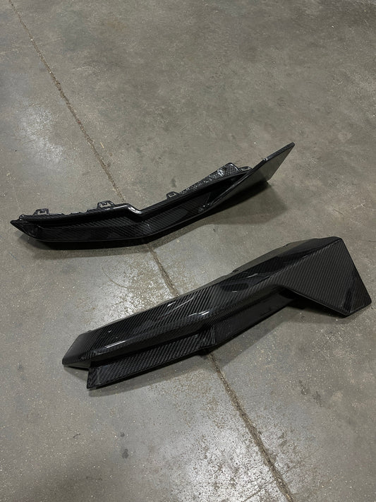 M-Performance Style Dry Carbon Fiber Rear Splitters (BMW G82 M4)