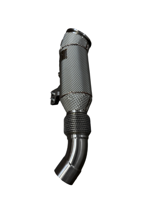 MBS B58 Catted Heat Shielded Downpipe - 240i 340i 440i 540i 640i 740i Gen 1 & 2 B58