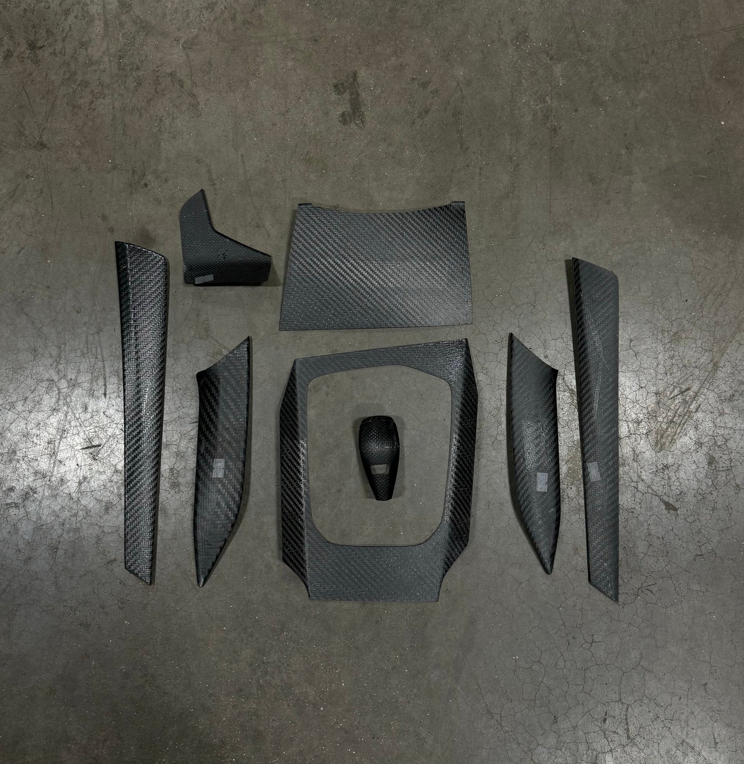 Dry Carbon Fiber Interior Trim Kit Stick On Type PRE-LCI (BMW G20)