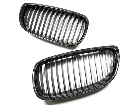 E92/E93 LCI Carbon Fiber Front Grille Single Slat - E92 3-Series LCI