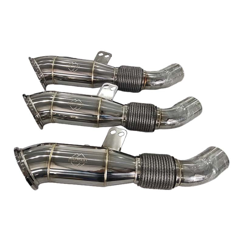 MBS 4.5" B58 Catted Downpipes 2016+ BMW M240i/340i/440i/540i/740i