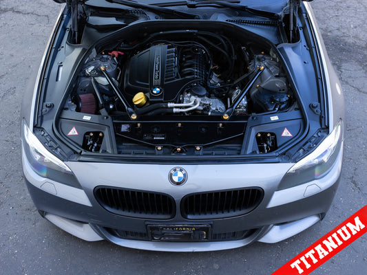 Titanium BMW F10 2010-2016 Billet Dress Up Hardware Kit (5 Series/M5)