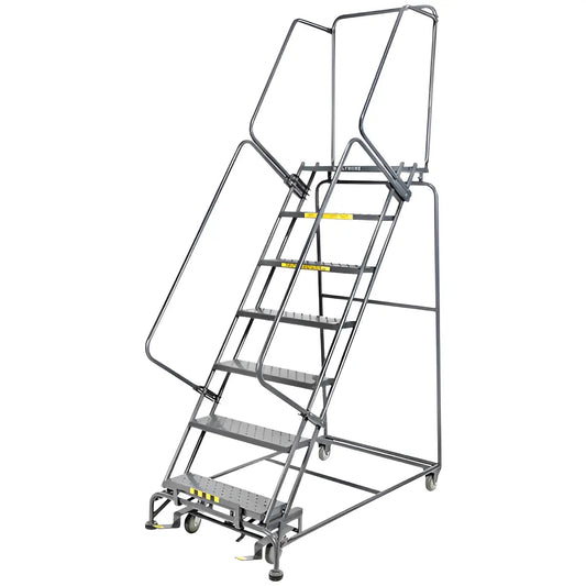 Ballymore M-2000 Series – 7-Step Rolling Safety Ladder | 16" Wide Step