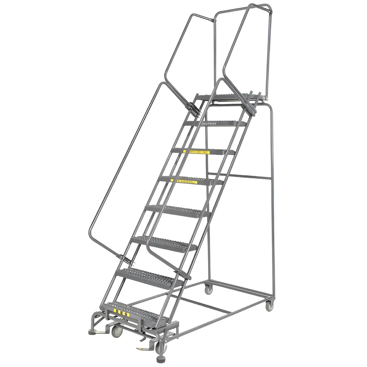 Ballymore M-2000 Series – 8-Step Rolling Safety Ladder | 16" Wide Step