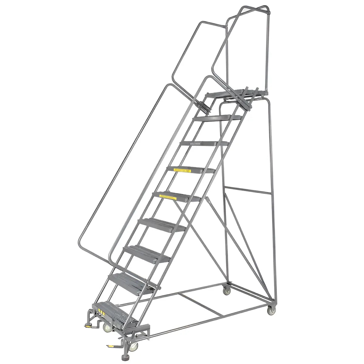 Ballymore M-2000 Series – 9-Step Rolling Safety Ladder | 24" Wide Step