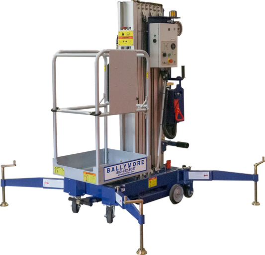 Ballymore BMVL-30 - Mobile Vertical Lift 24” x 27” Platform | 35' Working Height