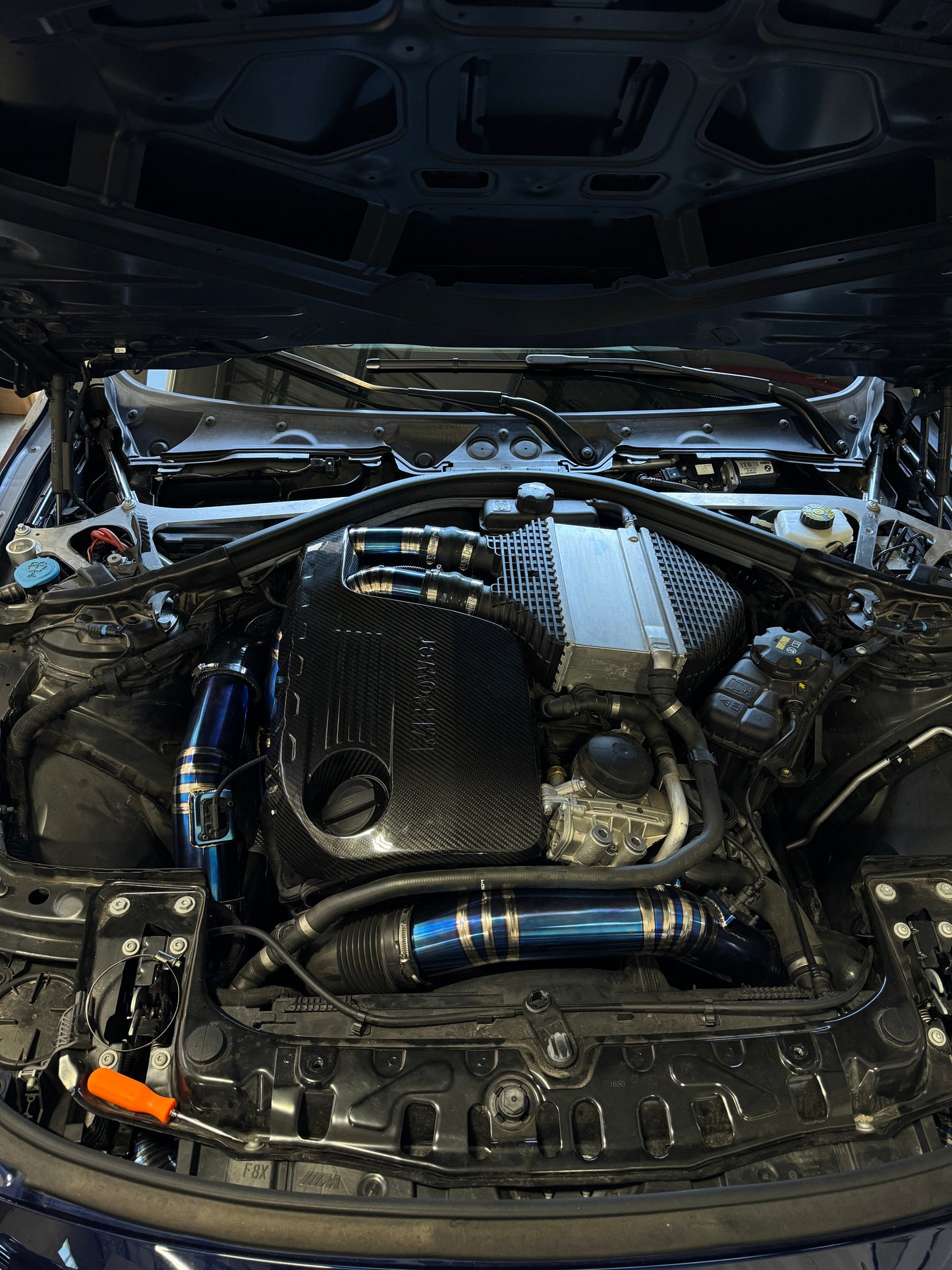 S55 Titanium Front Mount Intakes (F87 M2C | F80 M3 | F82/F83 M4)