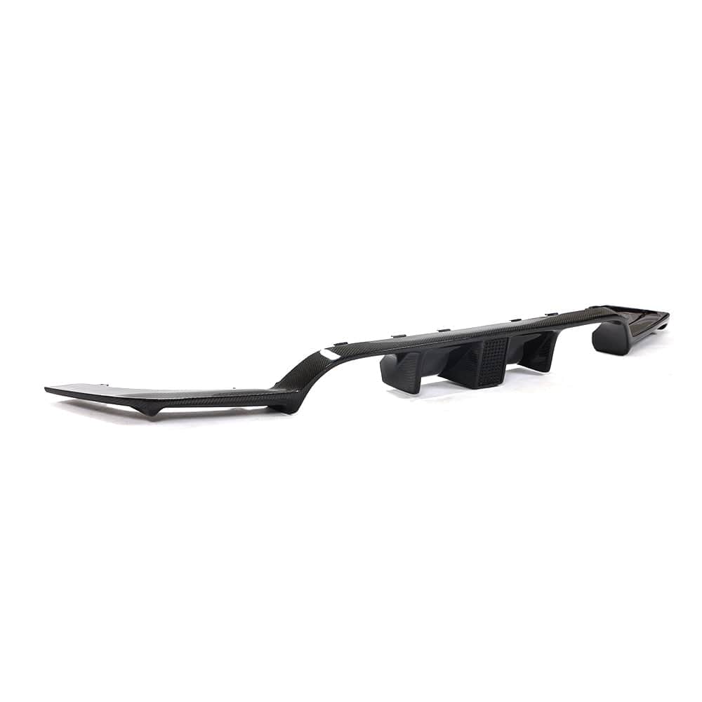 F8X M3/M4 K Style Carbon Fiber Rear Diffuser with LED Brake Light - BMW F80 M3 F82/F83 M4
