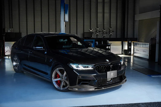 F90 M5 3D Style Carbon Fiber Front Lip - F90 M5 LCI