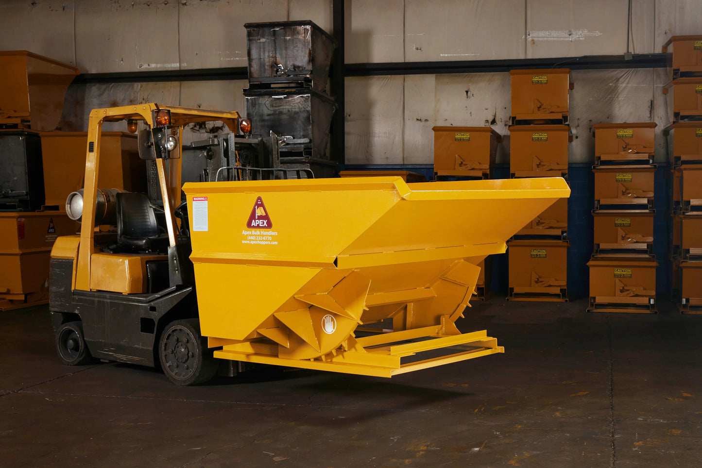 Apex Hoppers | Heavy Duty Hopper - 3 Cubic Yards - 8,000 lbs Capacity