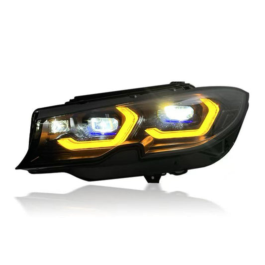 G20 - G8X Laser Style Headlight White / Yellow DRL - G20 3-Series