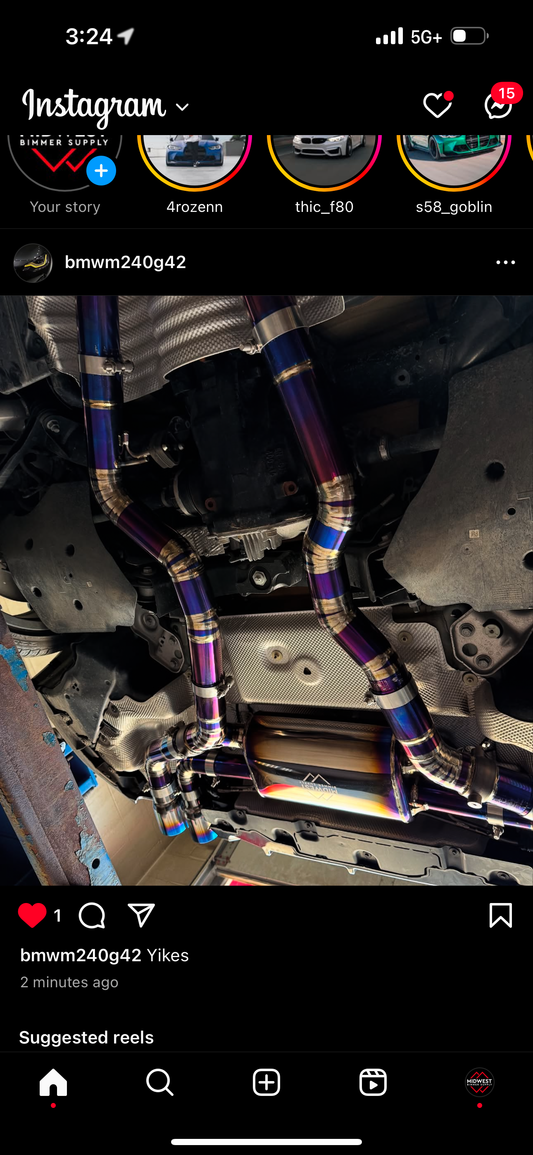 G42 M240/M240i Valved Exhaust System - BMW G42 M240 M240i