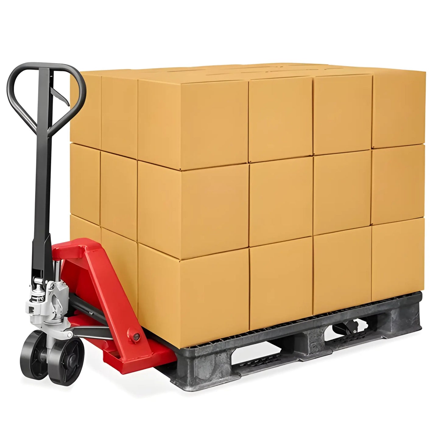 Majorlift Four Way Pallet Jack Trucks, 4400 lbs Cap. 48″ x 27″ - MPT44-4WAY