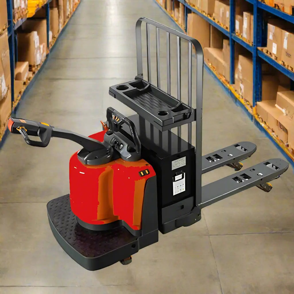 Majorlift Rider Electric Pallet Truck, 96″ x 27″, 6600 lb Cap. - MPT60RD