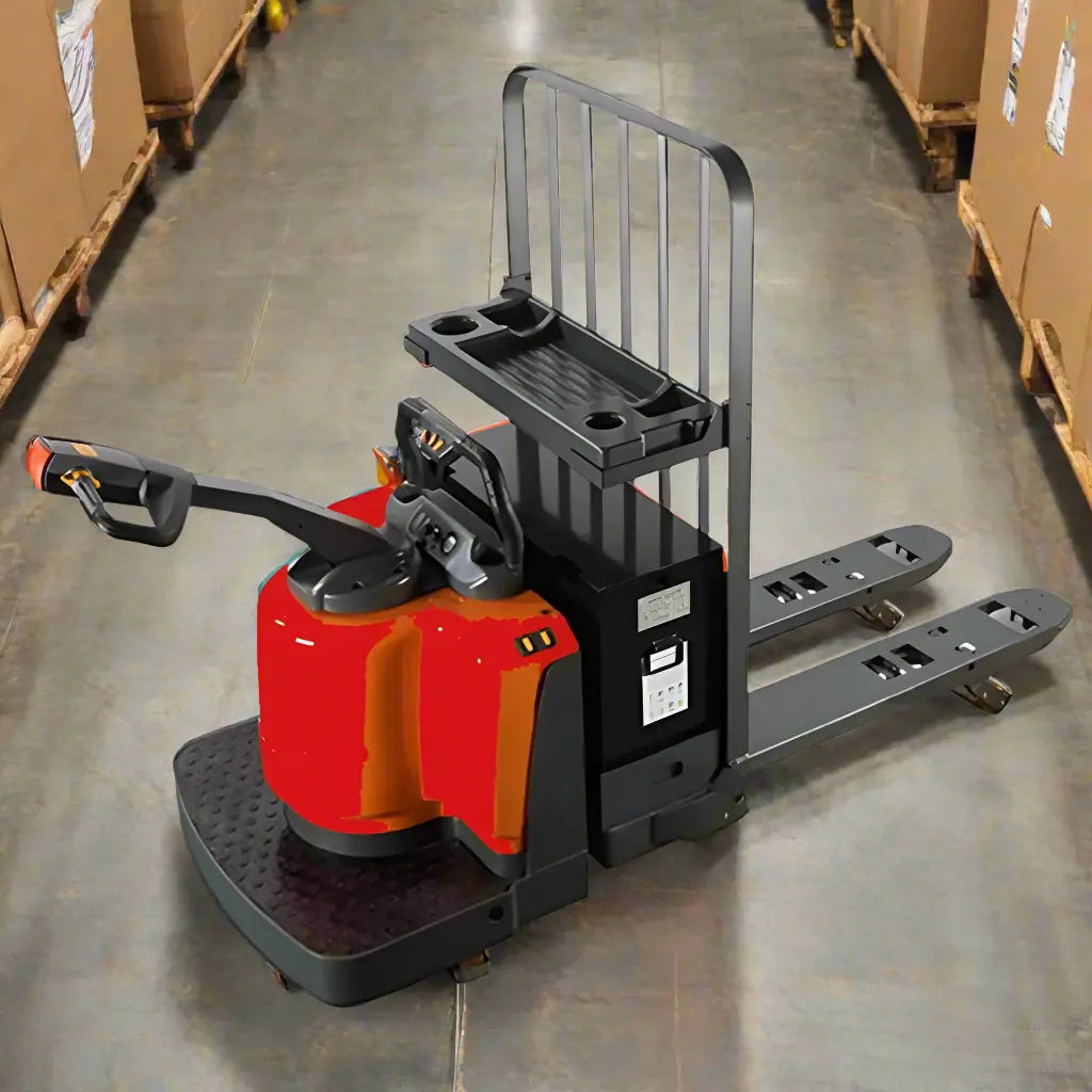 Majorlist Rider Electric Pallet Truck, 48″ x 27″, 6600 lb Cap. - MPT60RS