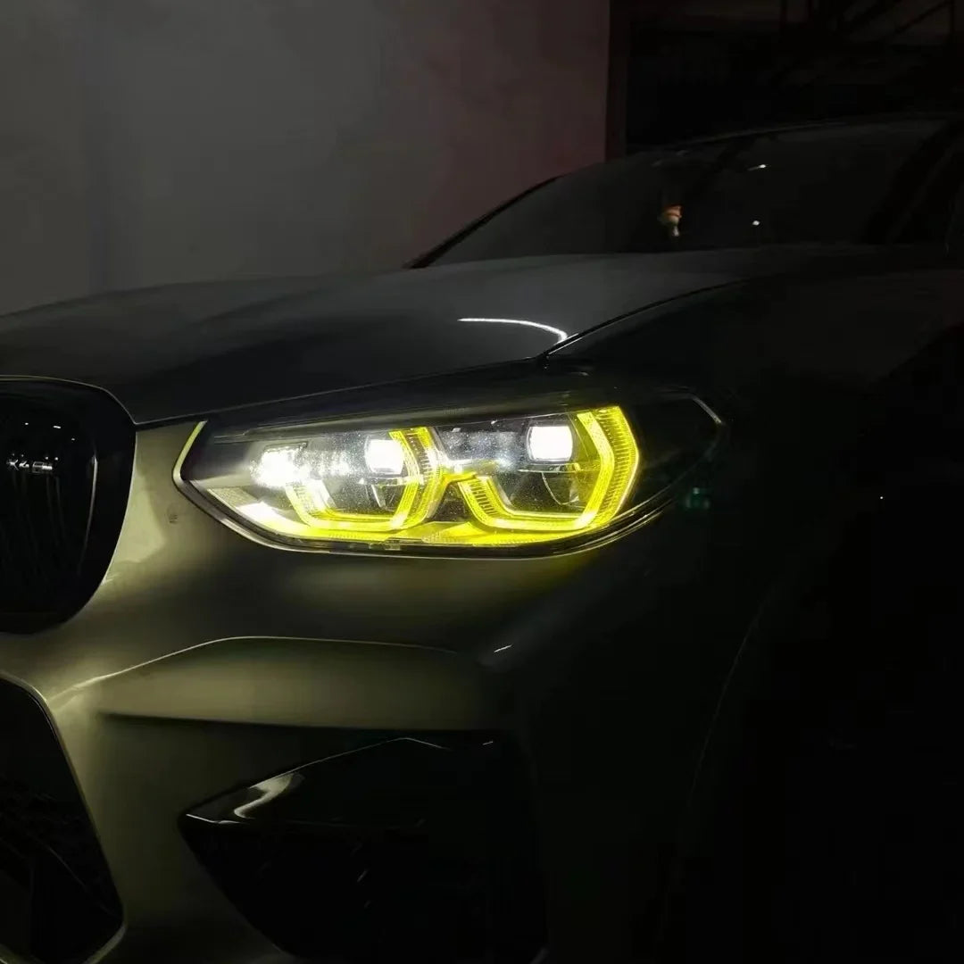 X3/X4/X3/X4M Yellow Headlight DRL Modules - BMW X3/X4/X3/X4M G01/G02/F97/F98 G08