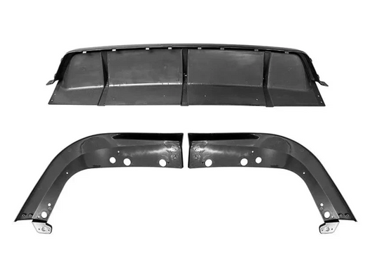X5 G05 Gloss Black MP Style Rear Diffuser - X5 G05