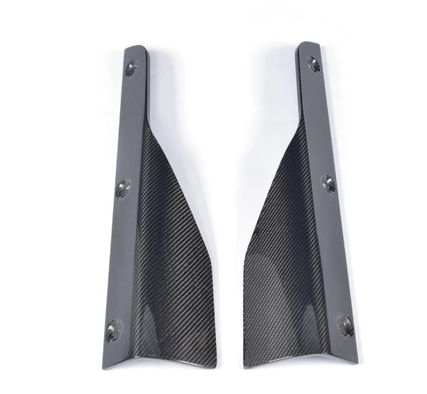 F30 3-Series Carbon Fiber Side Skirt Extension Splitters - F30 3-Series M-Sport