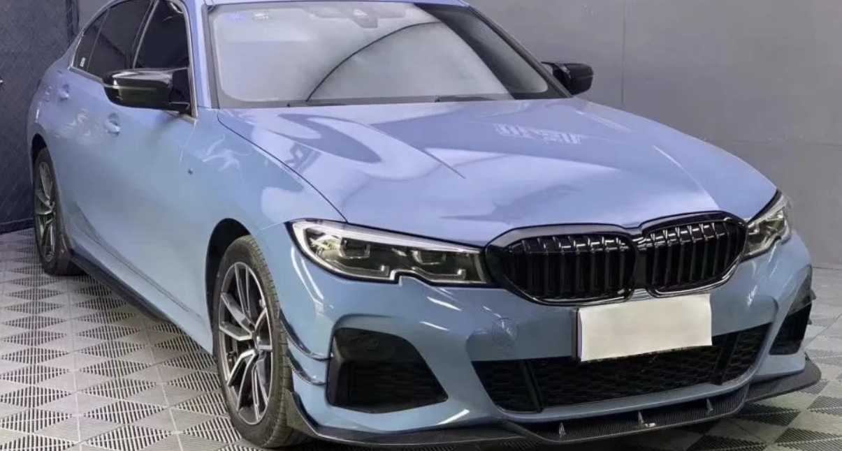 G20 TK Style Carbon Fiber Front Lip 3pc - G20 3-Series PRE LCI