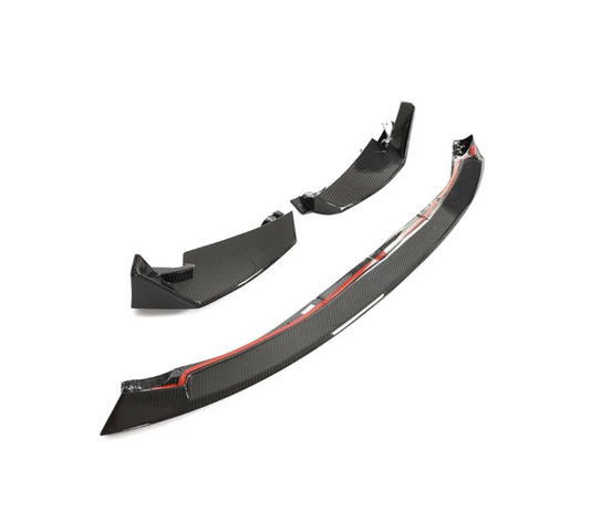 G8X M3/M4 Performance V3 Dry Carbon Fiber Front Lip 3 Piece - G80 M3 G82 G83 M4