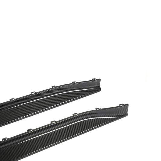 G80 M3 3D Style Dry Carbon Fiber Side Skirts - G80 M3