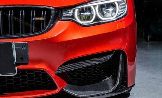 Dry Carbon Fiber OEM Style Front Bumper Upper Trim (BMW M3 F80 | M4 (F82/F83)