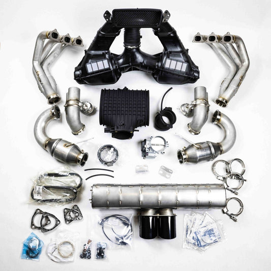 D3 Street Header/93mm Intake Kit/Optional Lifetime Muffler Power Package (2014-2016 991.1 GT3)