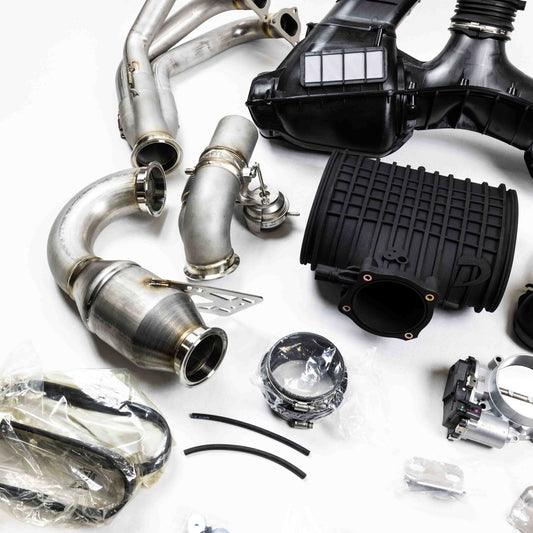 D3 Street Header/93mm Intake Kit/Optional Lifetime Muffler Power Package (2014-2016 991.1 GT3)