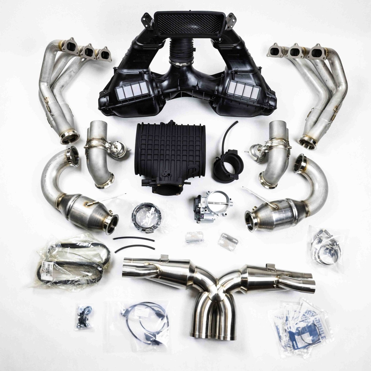 D3 Street Header/93mm Intake Kit/Optional Lifetime Muffler Power Package (2014-2016 991.1 GT3)
