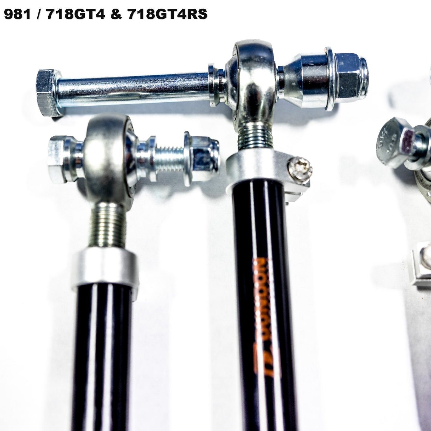 Dundon Motorsports 981/718 GT4/RS Adjustable Sway Bar End Link Set - Front & Rear