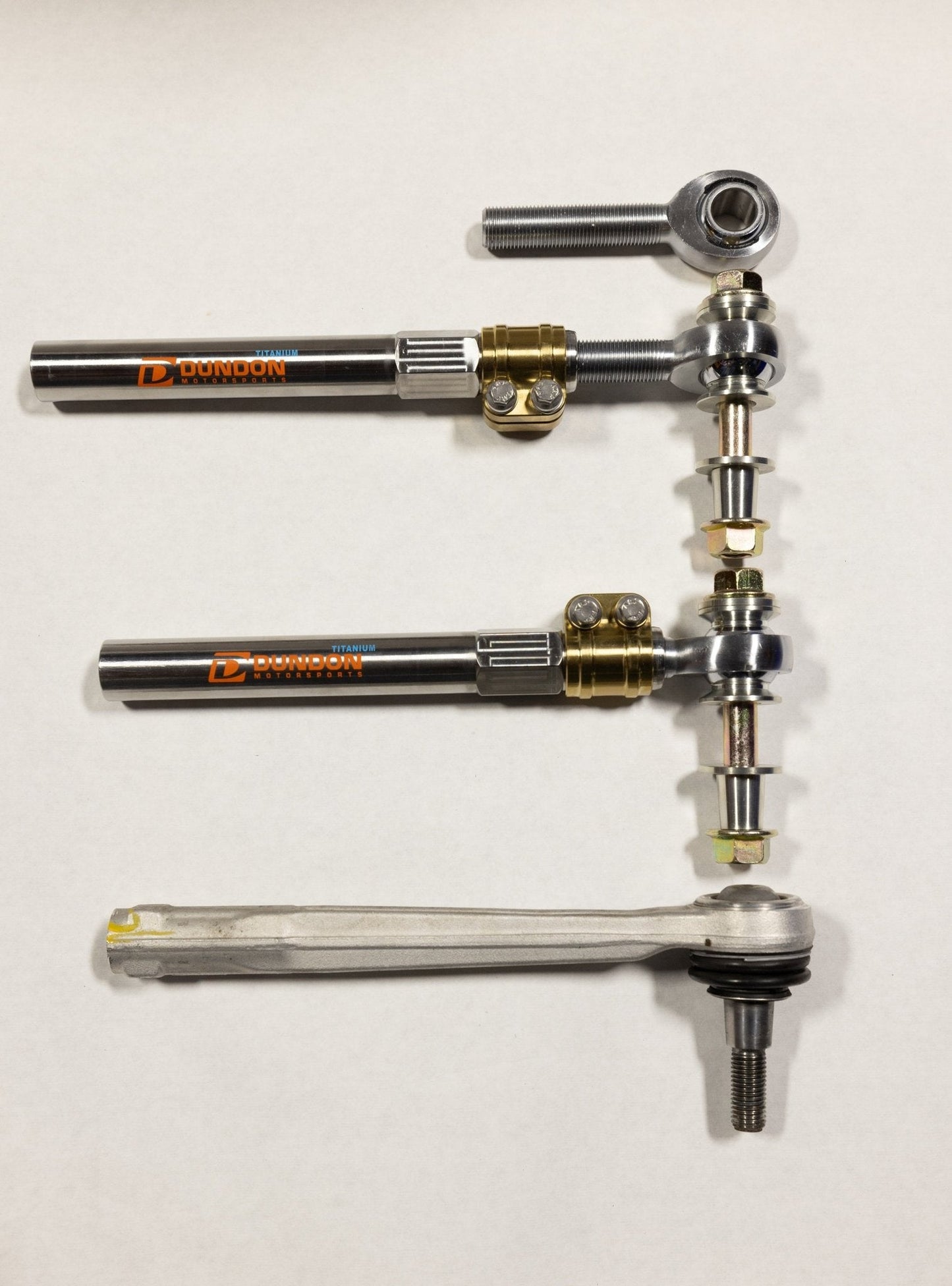 Dundon Motorsports Extended Length Titanium Tie Rod End Set