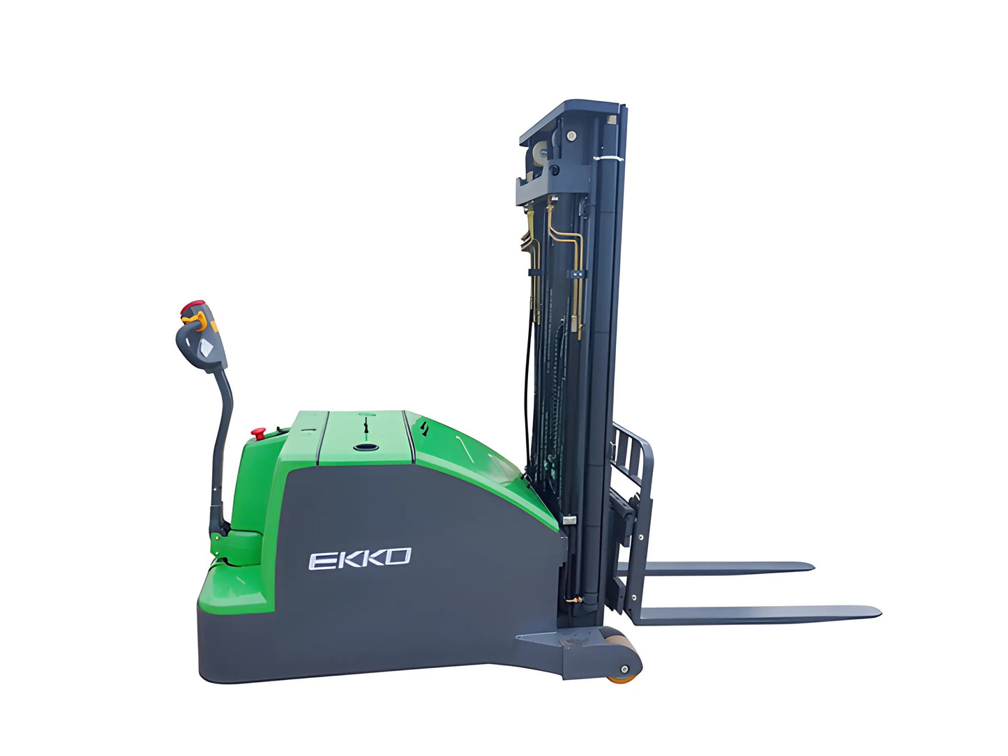 EKKO EK14C-130Li | Lithium Counterbalanced Walkie Stacker | 3000 lb Load Capacity | 130" Height