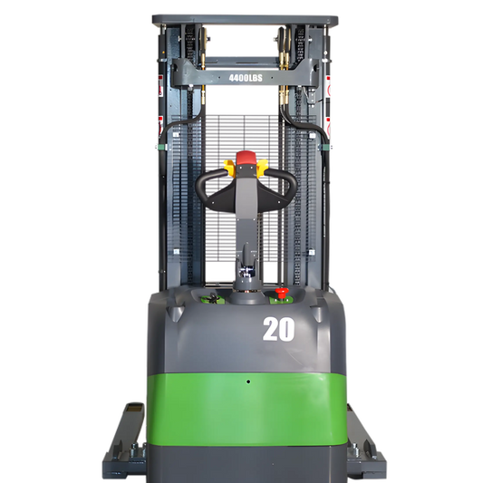 EKKO EB20CS-177Li | Electric Pallet Stacker | 177" Lift, 4400 lbs