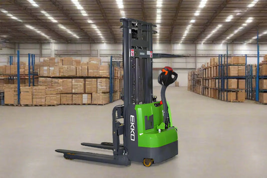 EKKO EB14C-118Li | Electric Pallet Stacker | 118" Lift, 3000 lbs