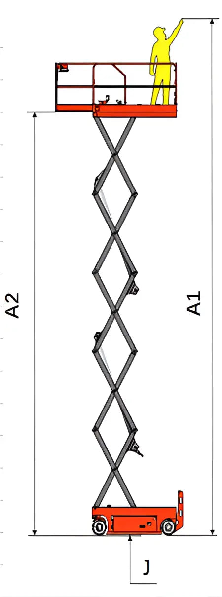 EKKO ES40E | Aerial Work Platform | Lift Height 13' (157'')