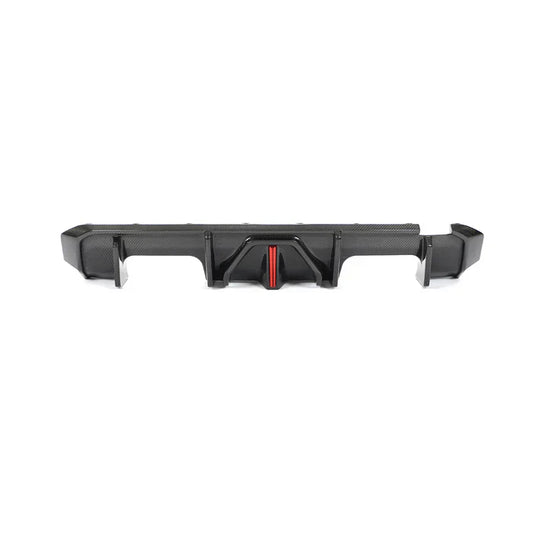 G8X TK Style Carbon Fiber Rear Diffuser With Light - G80 M3 G82 G83 M4