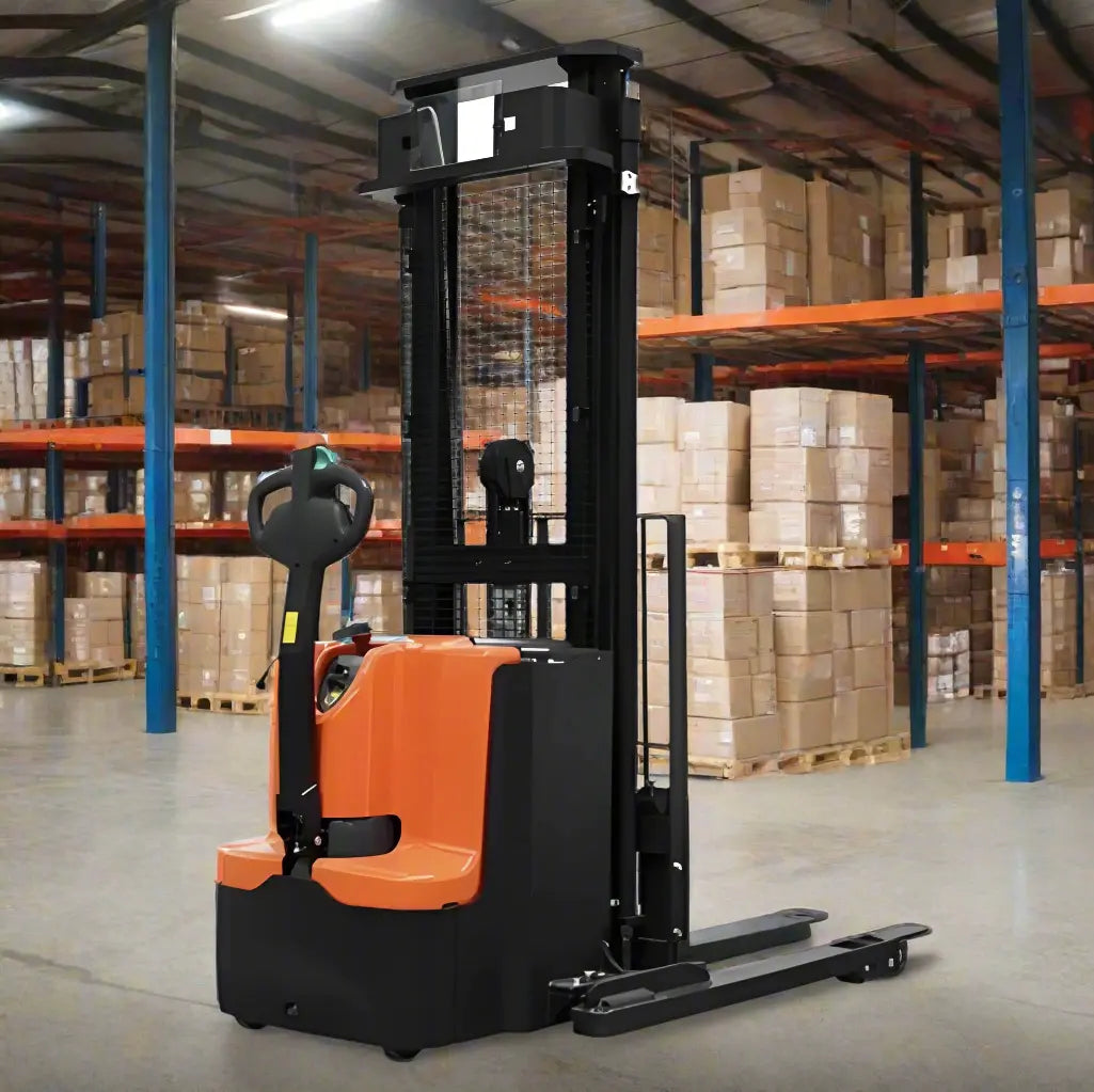Majorlift SFE44-138 | Electric Pallet Stacker | 138" Lift, 4400 lbs