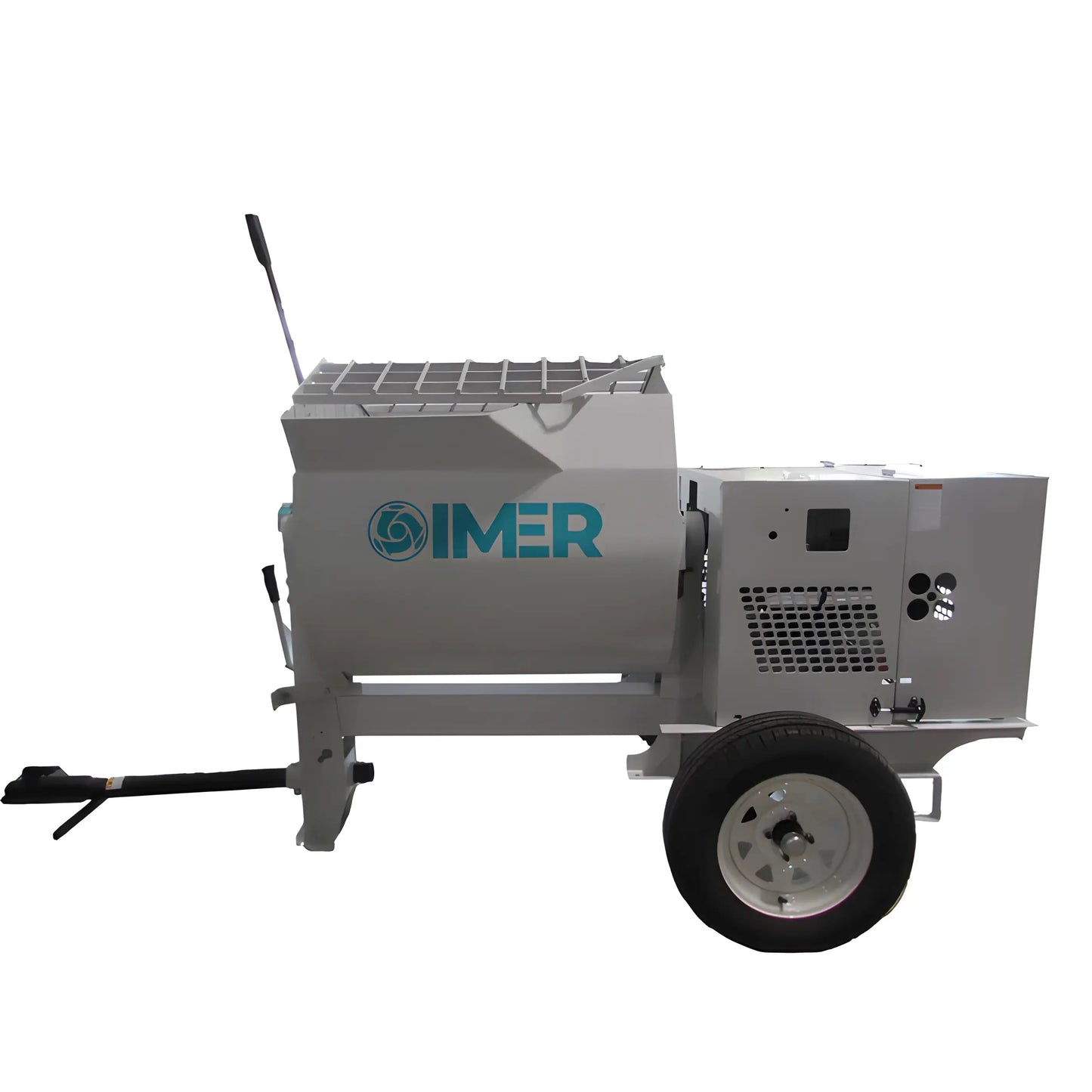 IMER HSM 12-1130122 | Horizontal Shaft Mortar Mixer | 12 cu ft Steel Drum