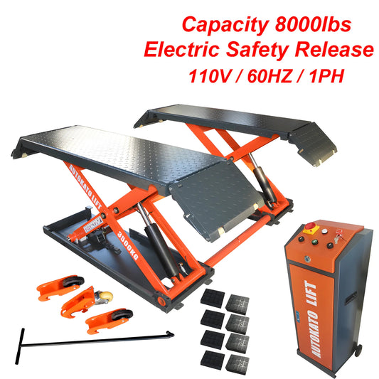 Katool | Electric Scissor Lift | 8000 lbs Lift Cap. | KT-X85 Electric