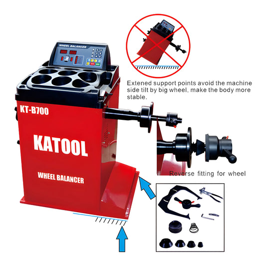 Katool | Tire Changer and Wheel Balancer Combo | KT-T835+KT-B700