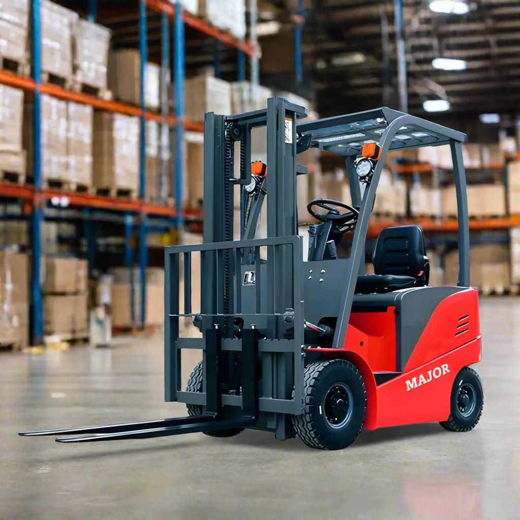 Majorlift M20E | Electric Forklift | 3 Wheel 4400 lbs 189″ Lift