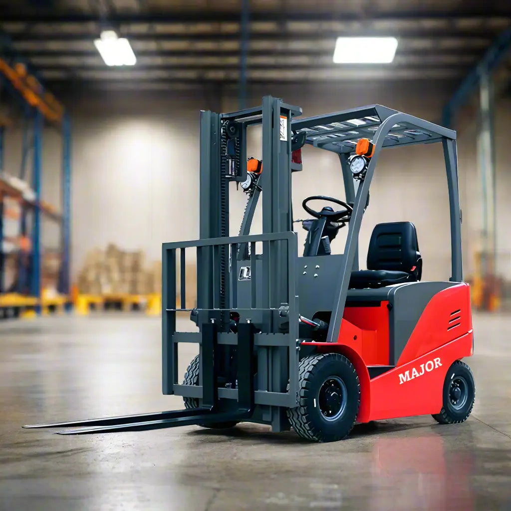 Majorlift M25E | Electric Forklift | 4 Wheel 5500 lbs 189″ Lift