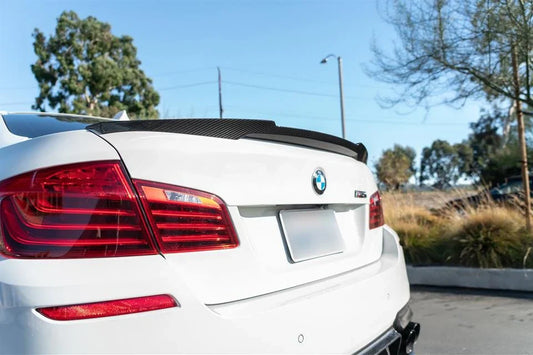 F10 M5/5-Series M4 Style Carbon Fiber Trunk Spoiler - F10 M5 5-Series